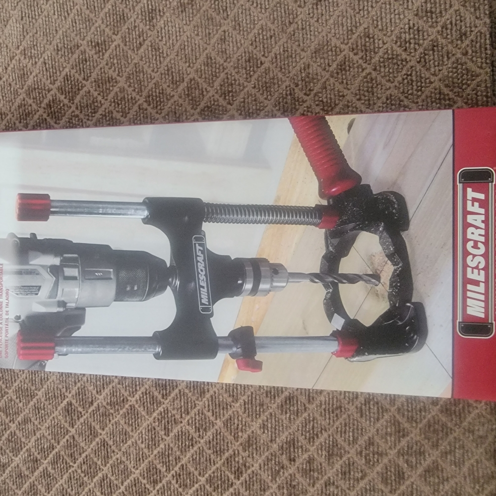 Milescraft Drill Guide with Red Accents